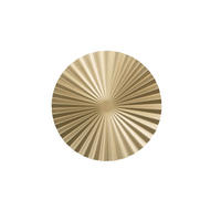 LED-WANDLEUCHTE 50/10 cm   - Goldfarben/Weiß, LIFESTYLE, Kunststoff/Metall (50/10cm)