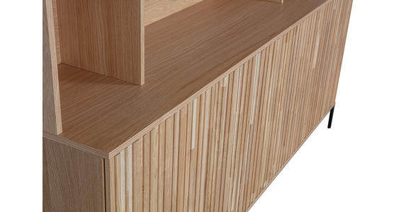 BUFFET Eichefarben, Hellgrau  200/150/44 cm  - Eichefarben/Hellgrau, Design, Holz/Holzwerkstoff (200/150/44cm) - Ambia Home