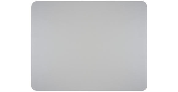 TISCHSET Textil Lederlook Silberfarben 45/35 cm - Silberfarben, Basics, Textil (45/35cm) - Ambia Home