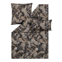 BETTWÄSCHE ATELIER Interlock-Jersey 155/220 cm  - Anthrazit/Grau, Design, Textil (155/220cm) - Estella