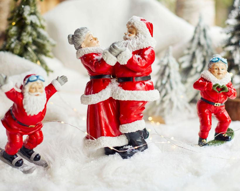 WEIHNACHTSMANN  - Rot, Basics, Kunststoff (16,50/13,50/27,00cm) - X-Mas