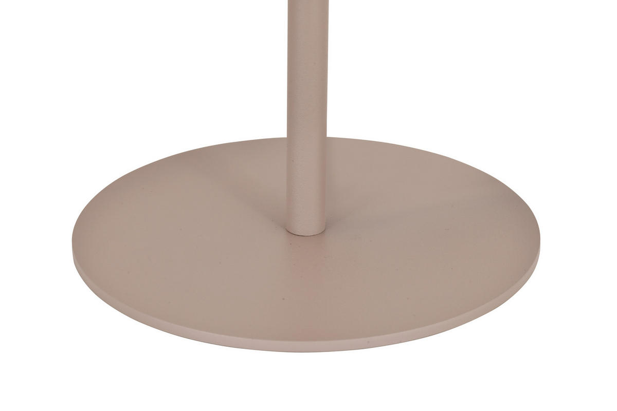 LED-TISCHLEUCHTE Luberon 32,5/49,5/19 cm  - Sandfarben/Schwarzchrom, Design, Glas/Kunststoff (32,5/49,5/19cm)