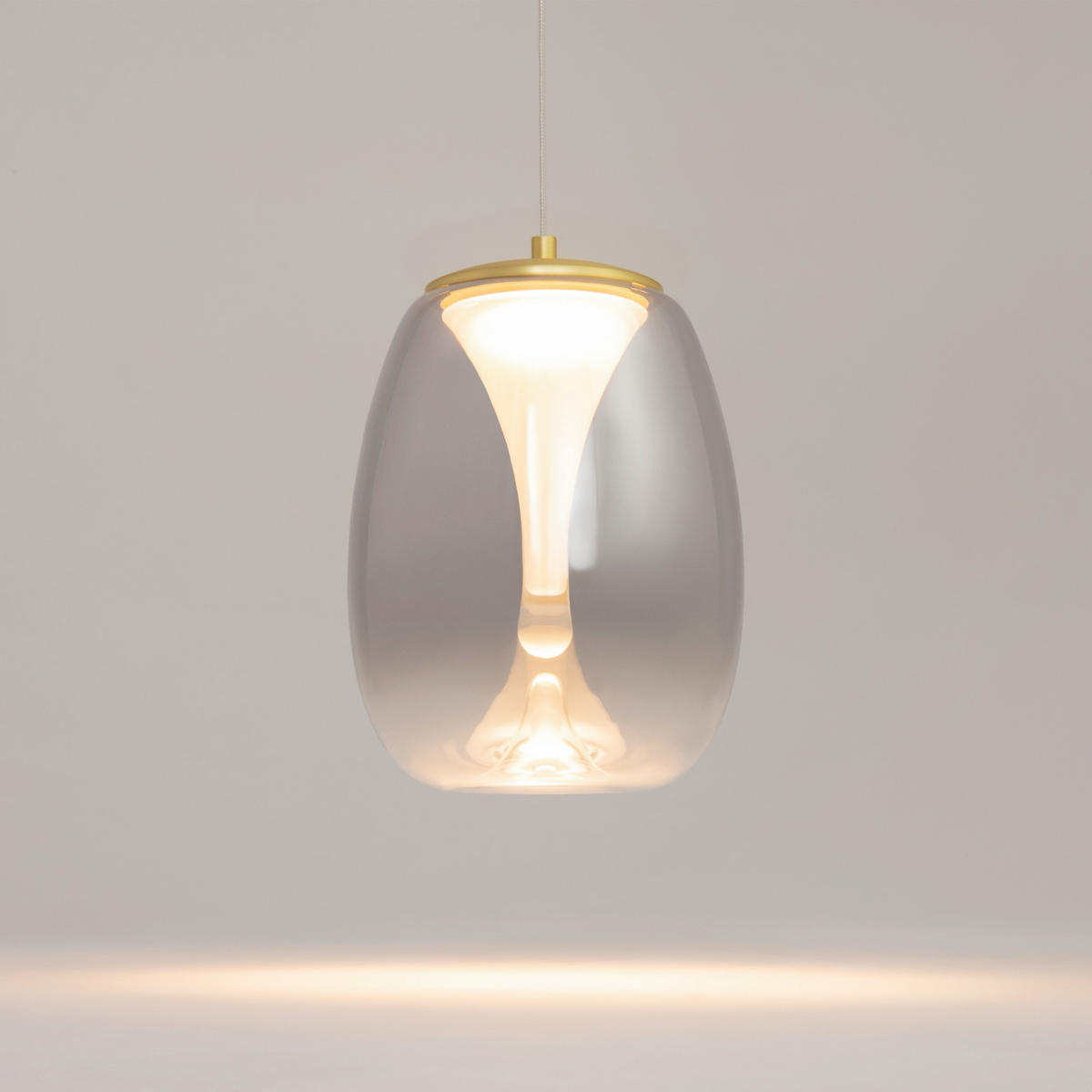 PENDELLEUCHTE 20/20/333,1 cm    - Goldfarben, Design, Metall (20/20/333,1cm) - MAYTONI