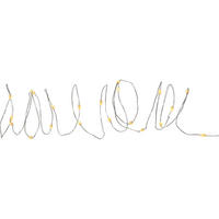 LICHTERKETTE 1000 cm  - Transparent/Silberfarben, Basics, Kunststoff/Metall (1000cm) - Eglo