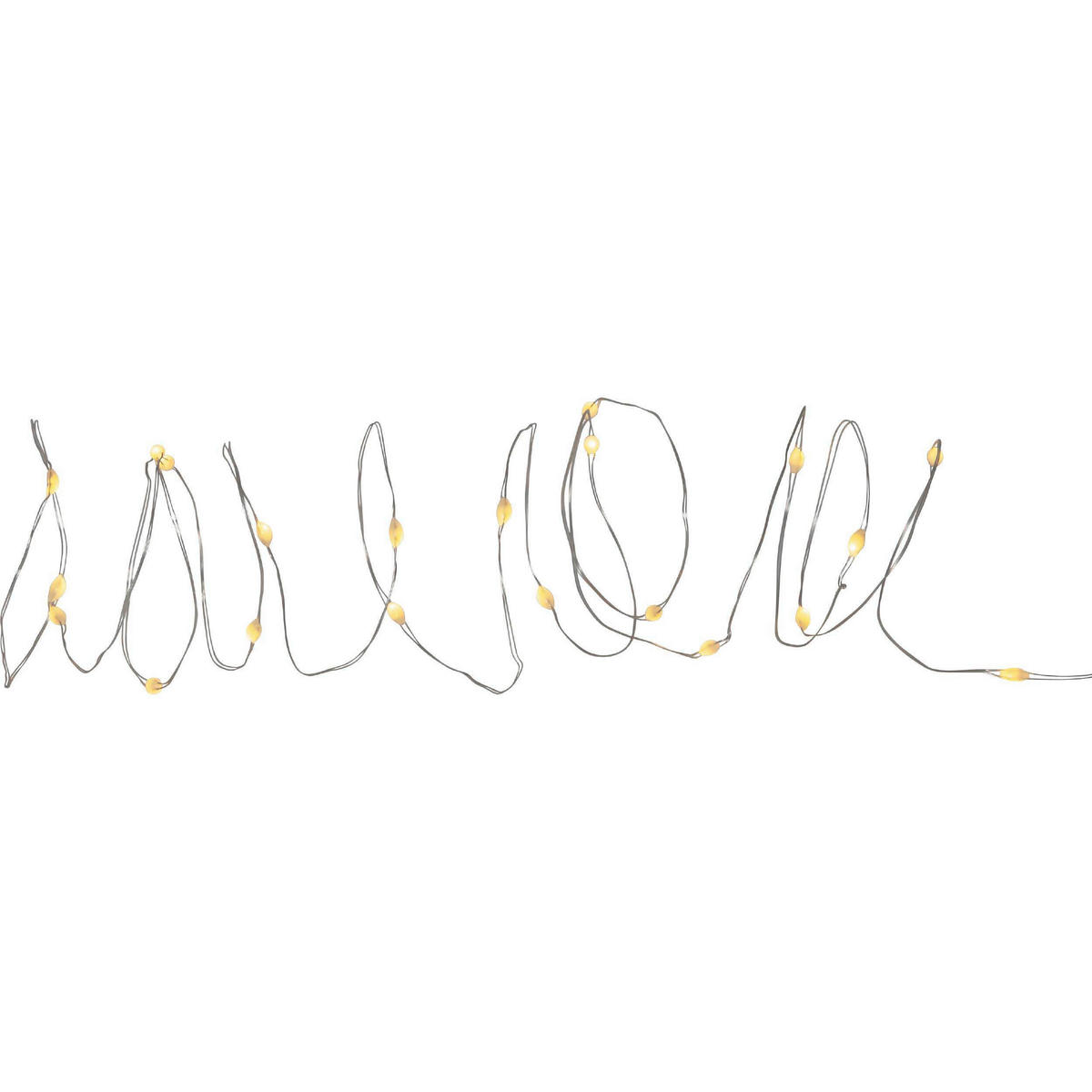 LICHTERKETTE 1000 cm  - Transparent/Silberfarben, Basics, Kunststoff/Metall (1000cm) - Eglo