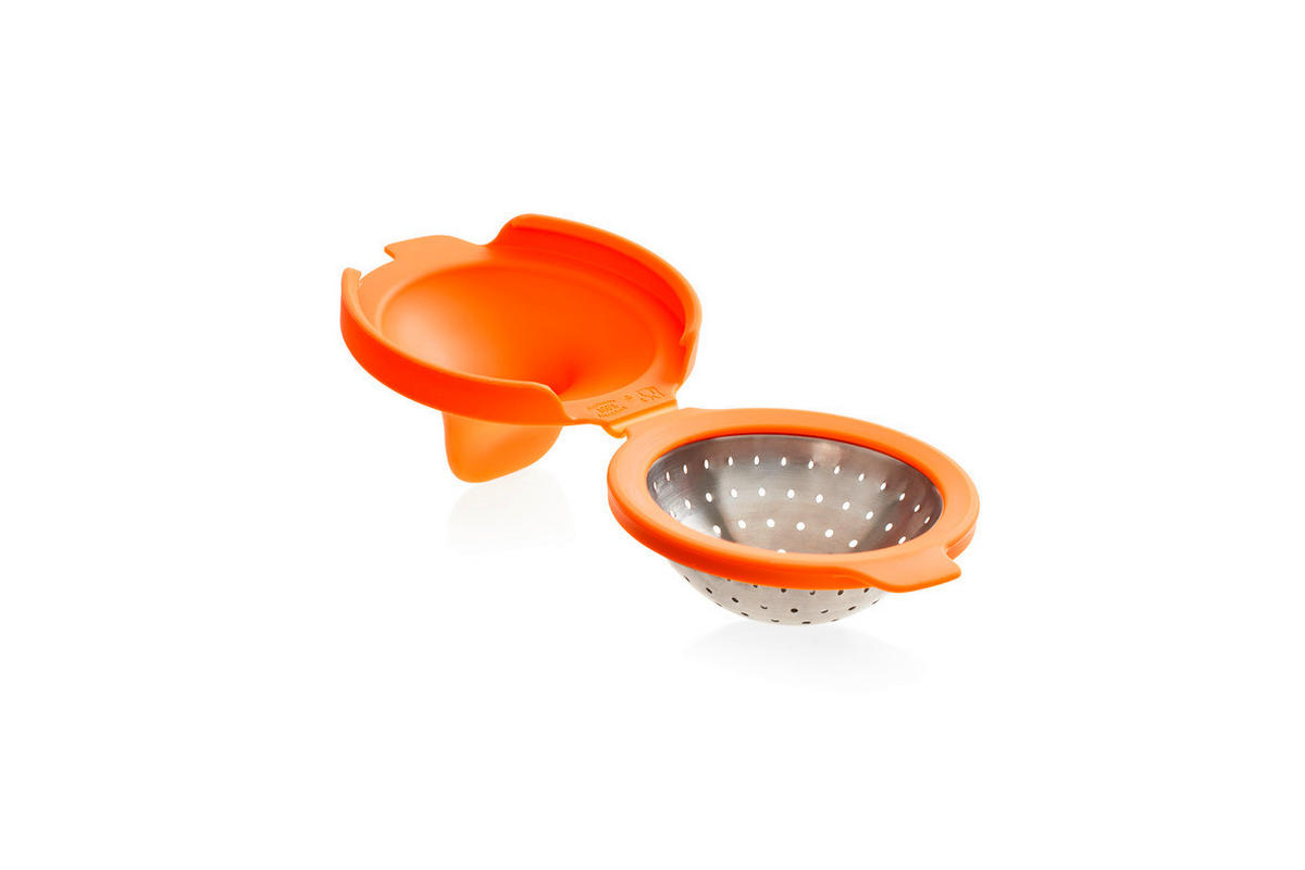 GRELNIK ZA JAJCA         9.2/8/10.3 cm            - oranžna, Basics, kovina/umetna masa (9.2/8/10.3cm) - LEKUE