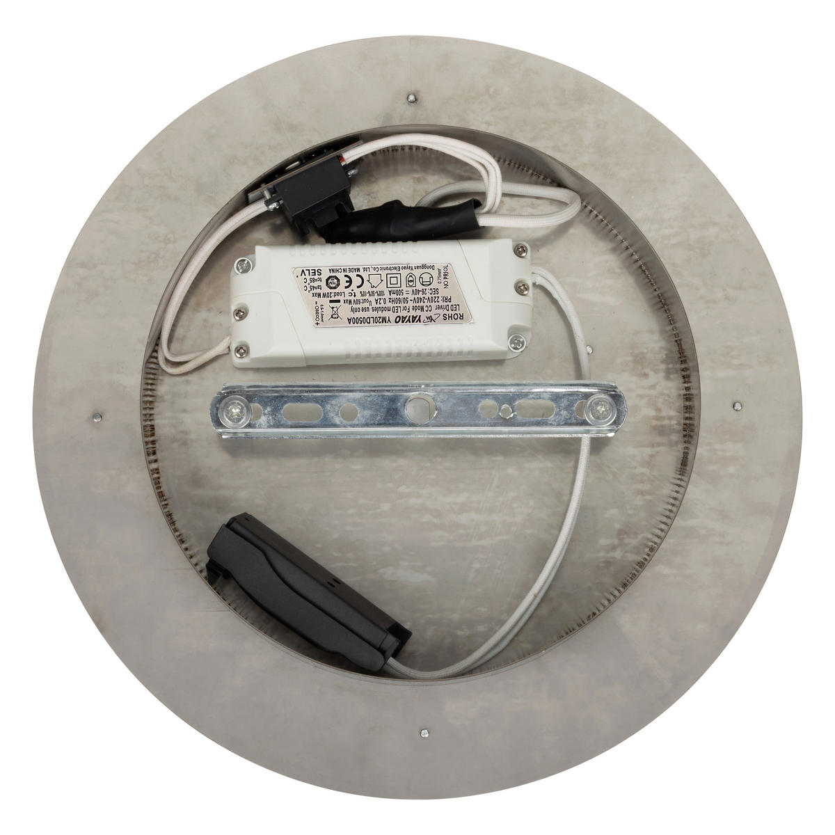 Plafonieră Cu Led 18 W  30/9,5 cm    - străveziu, Konventionell, sticlă/metal (30/9,5cm) - Glandor