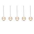 LED-HÄNGELEUCHTE 84/11/150 cm  - Klar, Design, Kunststoff/Metall (84/11/150cm) - Dieter Knoll