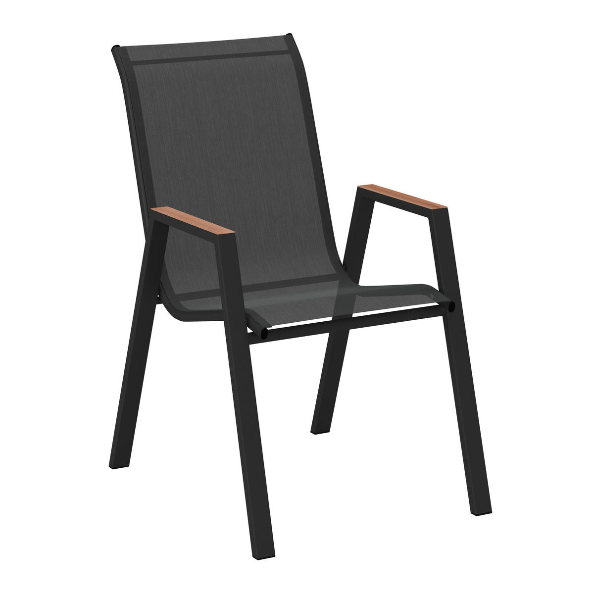 VRTNI SET   metal, staklo, tekstil  crna    - crna, Moderno, staklo/metal (54,5/150/91/72/74/85cm) - Luca Bessoni
