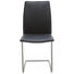 SCHWINGSTUHL in Metall, Leder Schwarz, Edelstahlfarben - Edelstahlfarben/Schwarz, Design, Leder/Metall (1/1/1cm) - Dieter Knoll SCHWINGSTUHL in Metall, Leder Schwarz, Edelstahlfarben - Edelstahlfarben/Schwarz, Design, Leder/Metall (1/1/1cm) - Dieter Knoll