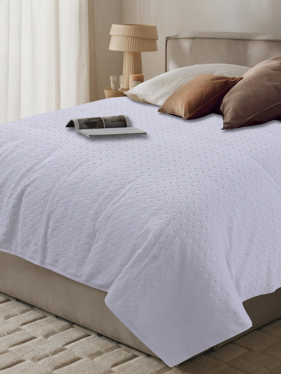 PREGRINJALO 150/220 cm bela  - bela, Konvencionalno, tekstil (150/220cm) - Esposa