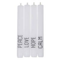 KRONLJUS SET  - vit, Basics (2,2/18cm)