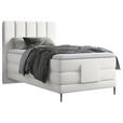 BOXSPRINGBETT 100/200 cm  in Creme  - Creme/Schwarz, Natur, Textil/Metall (100/200cm) - Esposa