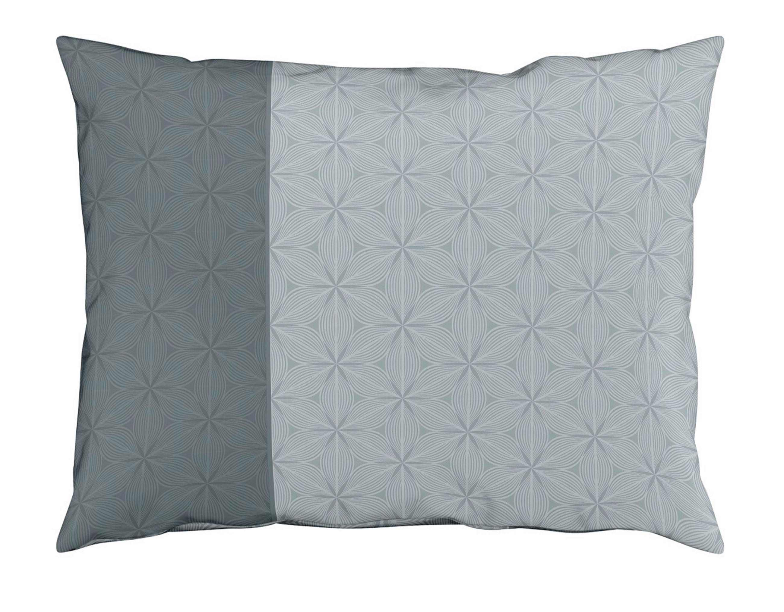 POSTELJNINA OPAL ELITE 140/200 cm damast siva, svetlo siva - siva/svetlo siva, Konvencionalno, tekstil (140/200cm) - Fleuresse