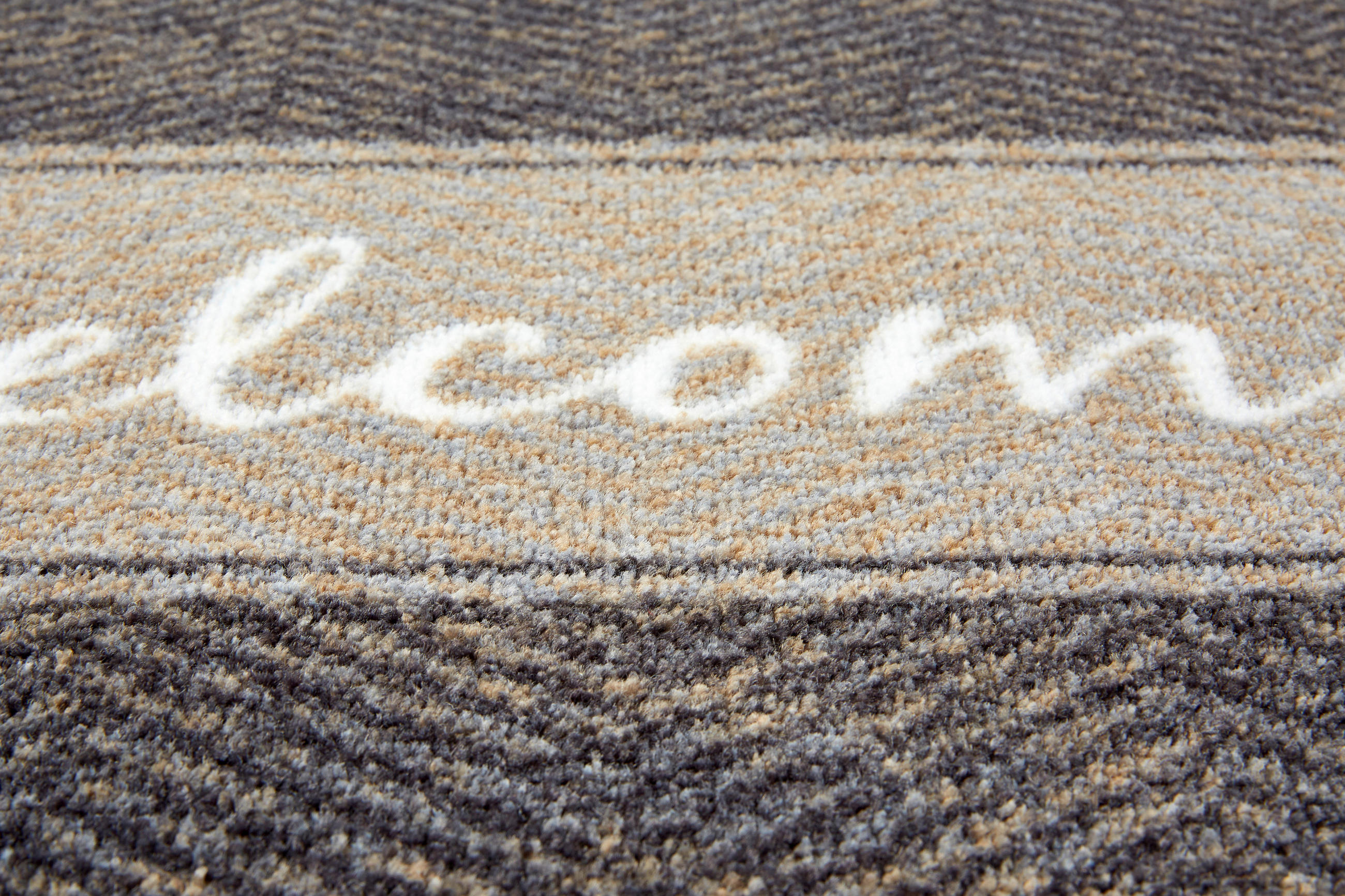 FUßMATTE  50/70 cm  Braun, Weiß, Beige  - Beige/Braun, Design, Textil (50/70cm) - Esposa