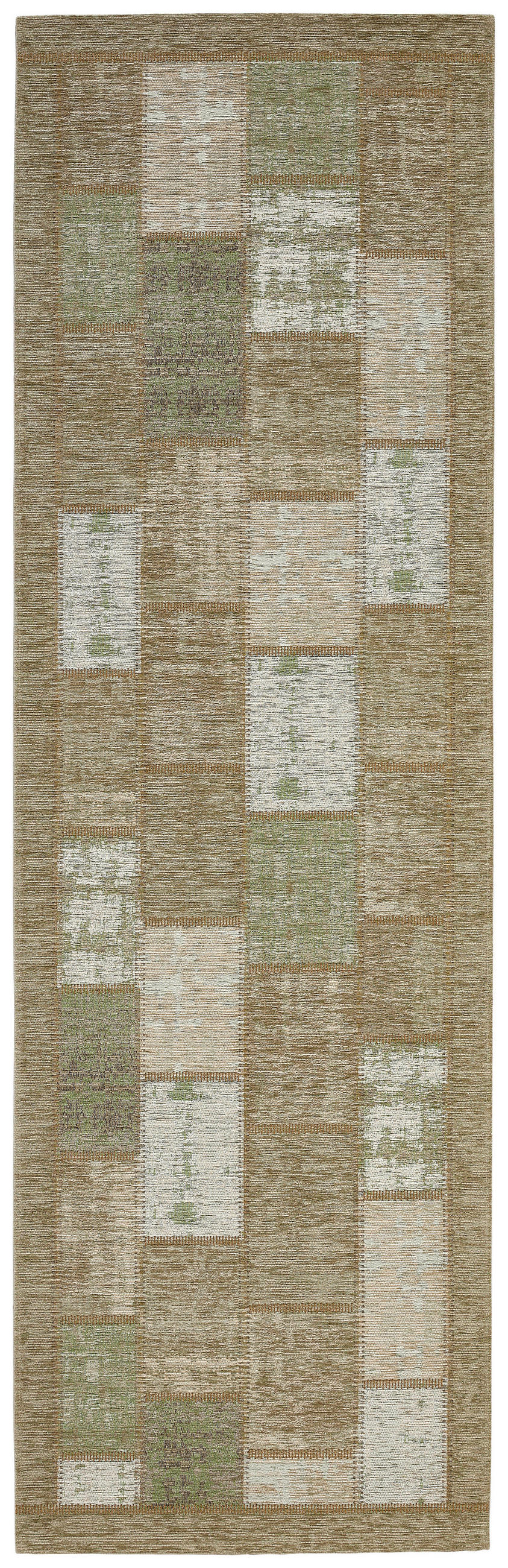 LÄUFER 68/220 cm  - Grün, Basics, Kunststoff/Textil (68/220cm) - Novel