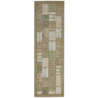 LÄUFER 68/220 cm  - Grün, Basics, Kunststoff/Textil (68/220cm) - Novel