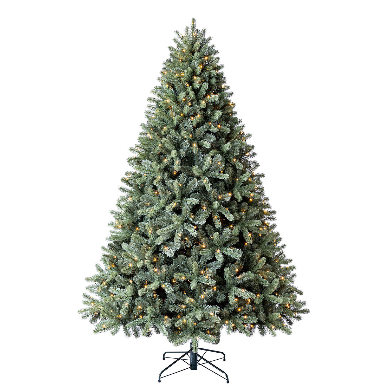 WEIHNACHTSBAUM 240 cm  - Waldgrün, Basics, Kunststoff/Metall (160/240cm)