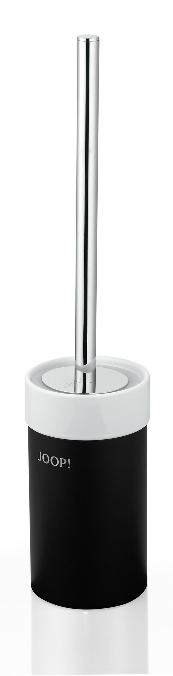 WC-BÜRSTENGARNITUR - Chromfarben, Design, Keramik/Kunststoff (17/17/45cm) - Joop!