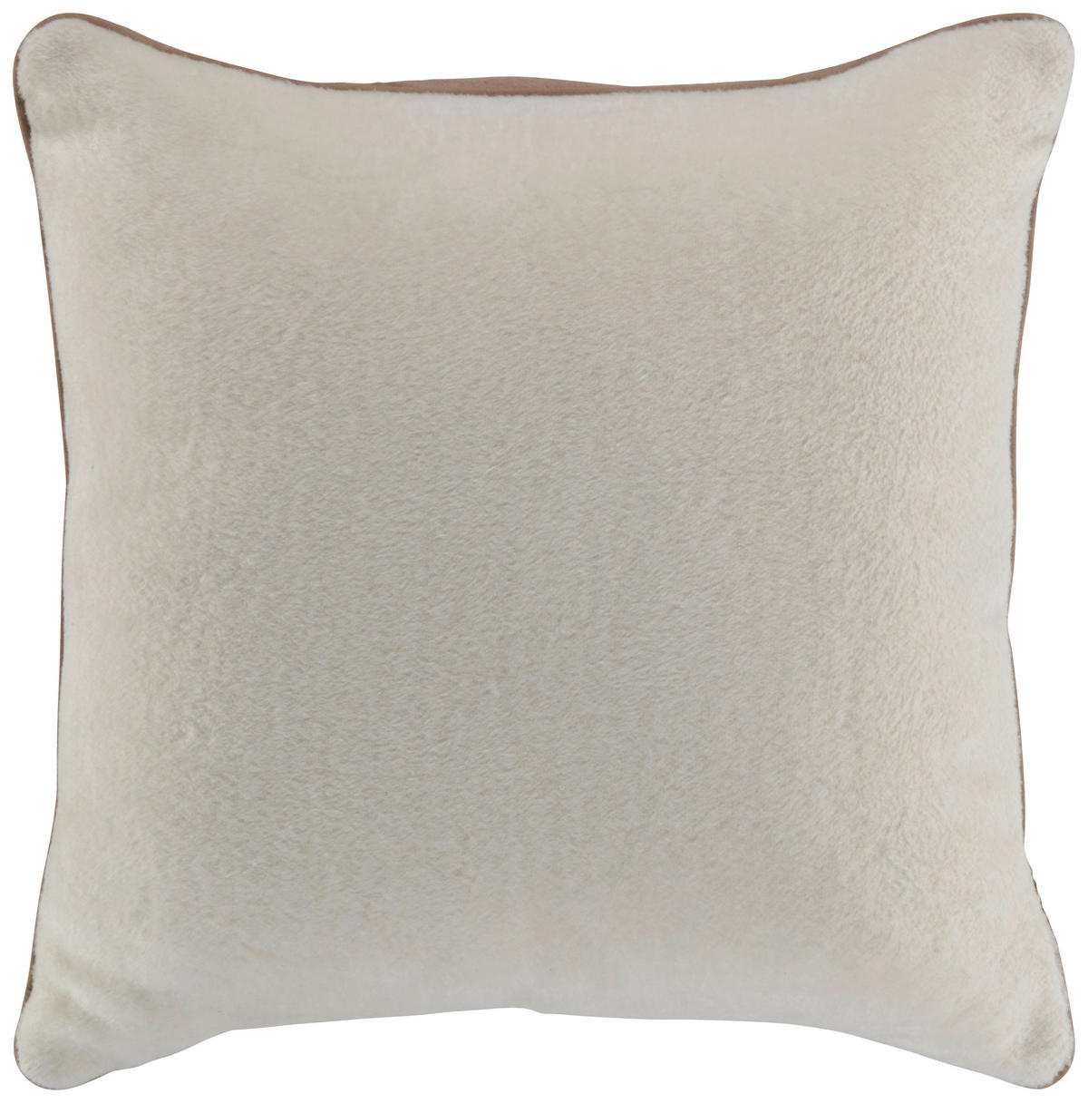 ZIERKISSEN  45/45 cm   - Taupe/Weiß, KONVENTIONELL, Textil (45/45cm) - Novel