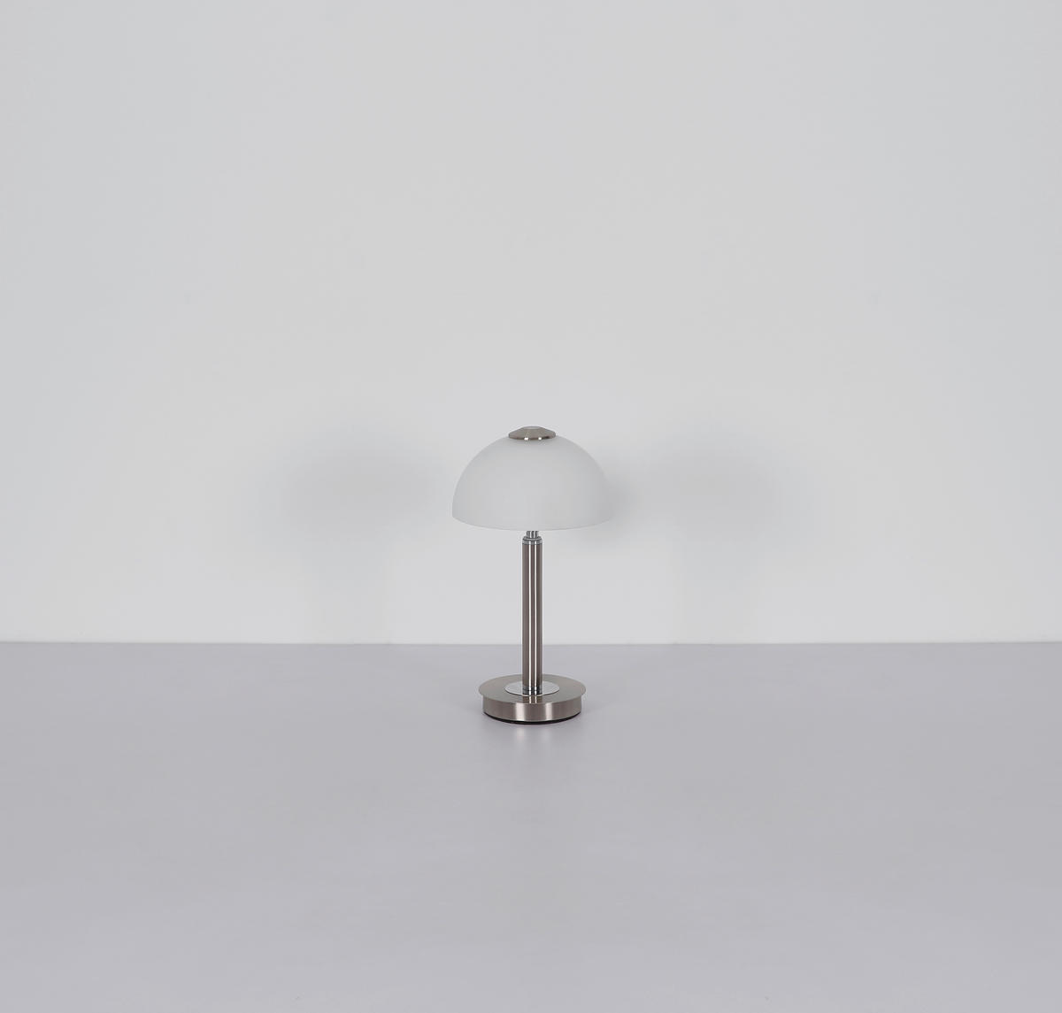 STOLNÍ LED LAMPA, dotykový stmívač, 25/45 cm  - bílá/černá, Basics, kov/plast (25/45cm) - Globo