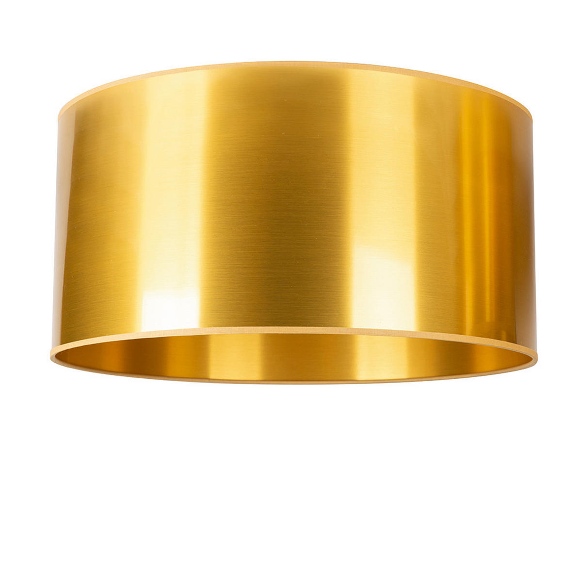 LEUCHTENSCHIRM Gold 50/25 cm  - Goldfarben, Basics, Textil/Metall (50/25cm)