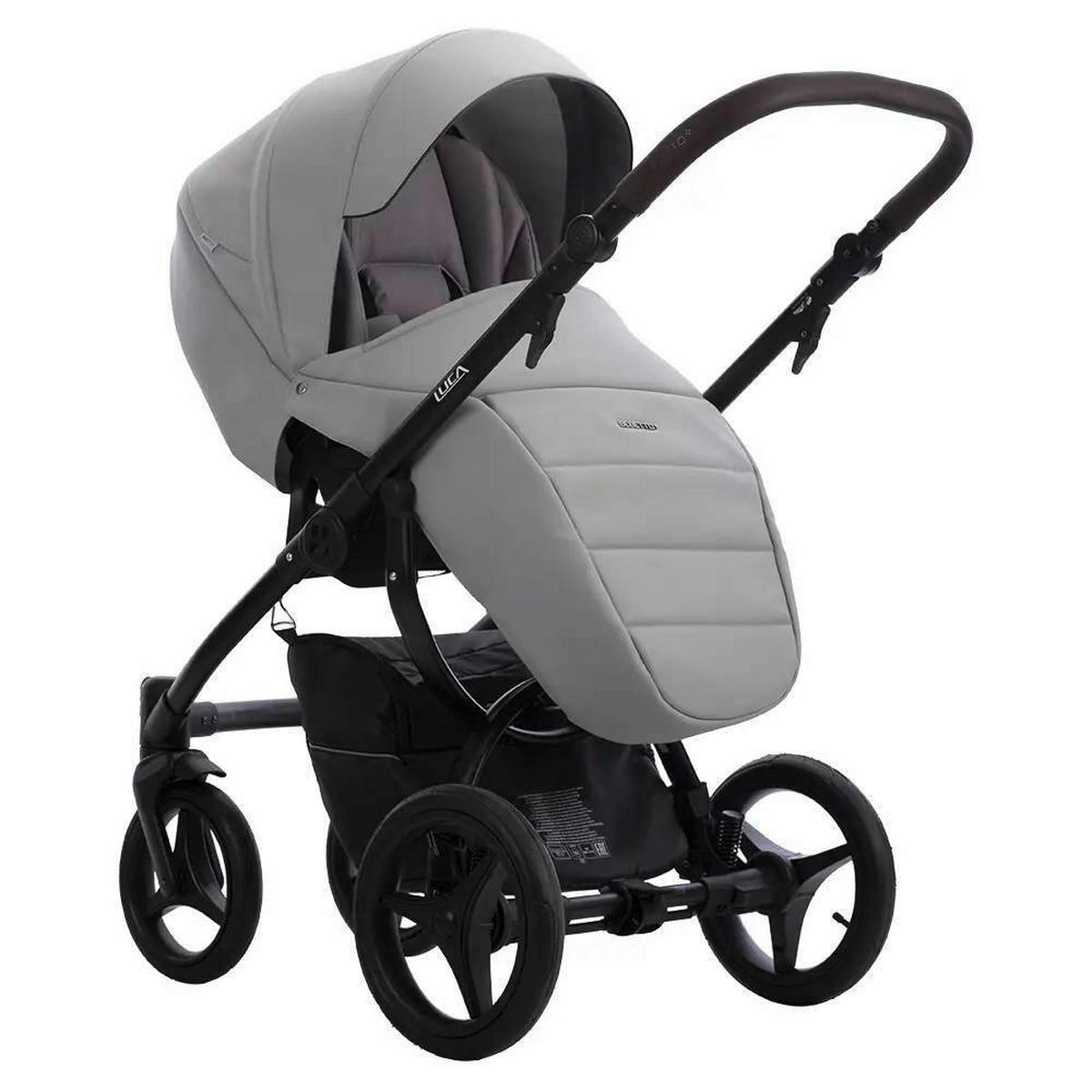 DJEČJA KOLICA  Luca Pro  - svijetlo siva, Basics, tekstil/metal (50/90/50cm) - BEBETTO