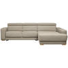 ECKSOFA  in Chenille Sandfarben  316/206 cm  - Sandfarben/Eichefarben, Design, Textil (316/206cm) - Sedda
