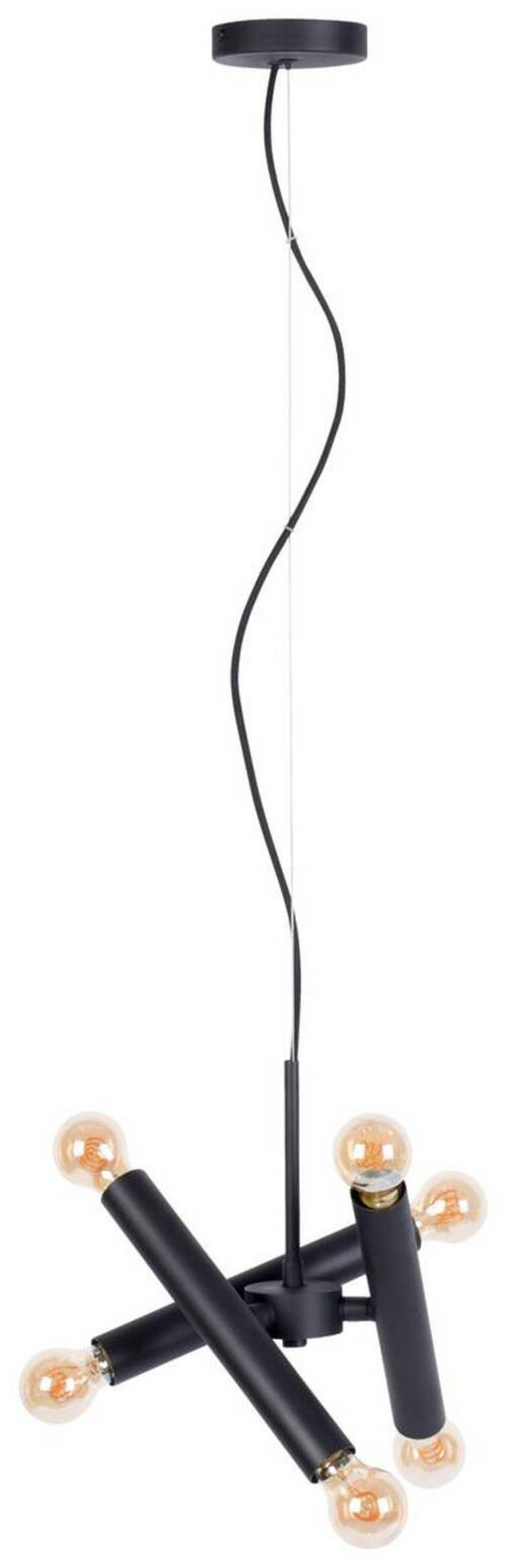 HÄNGELEUCHTE 17/170/39 cm  - Schwarz, Basics, Metall (17/170/39cm) - Zuiver