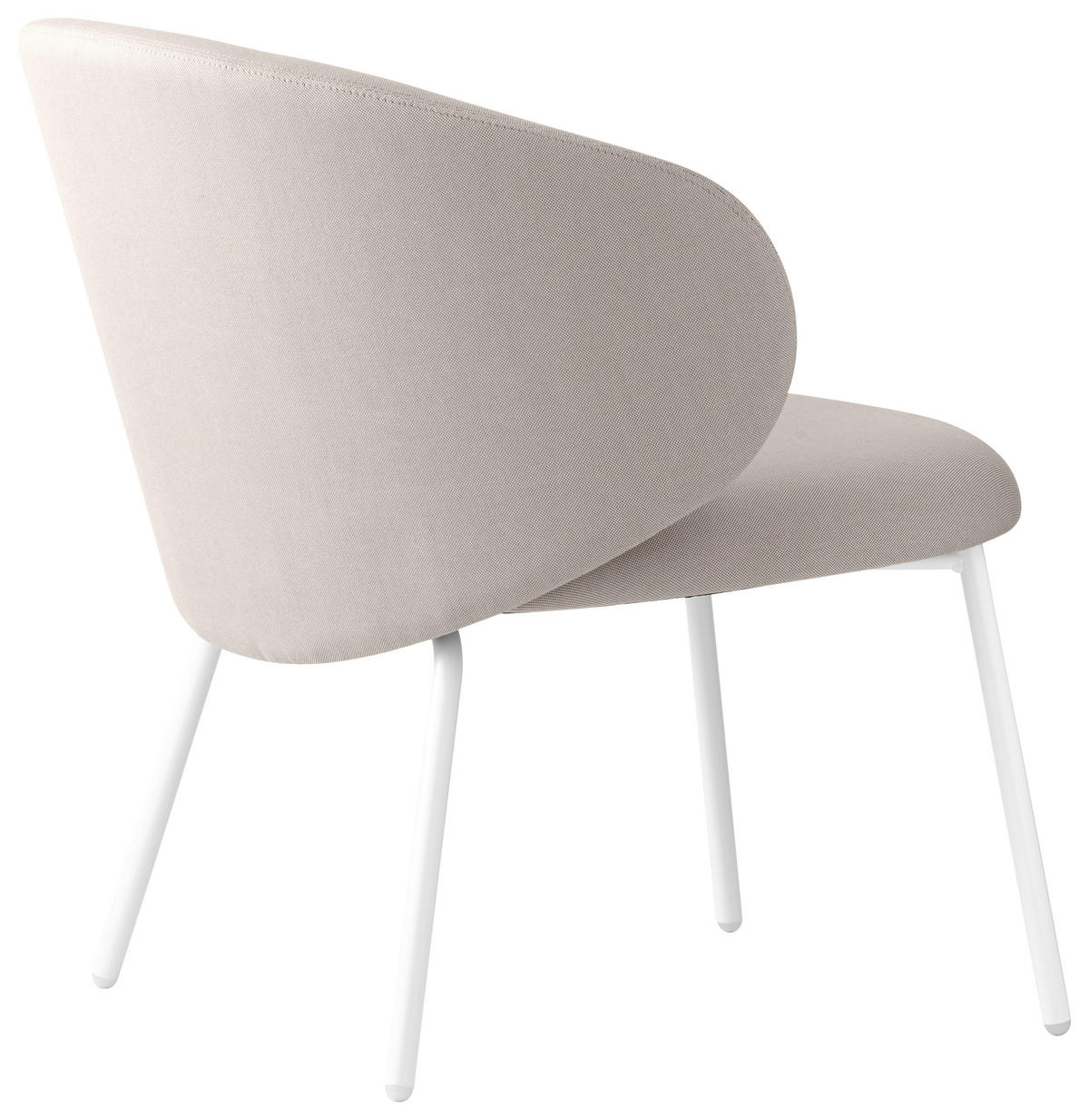 GARTENSESSEL Weiß, Sandfarben  - Sandfarben/Weiß, Basics, Textil/Metall (69/72/71cm) - Connubia 