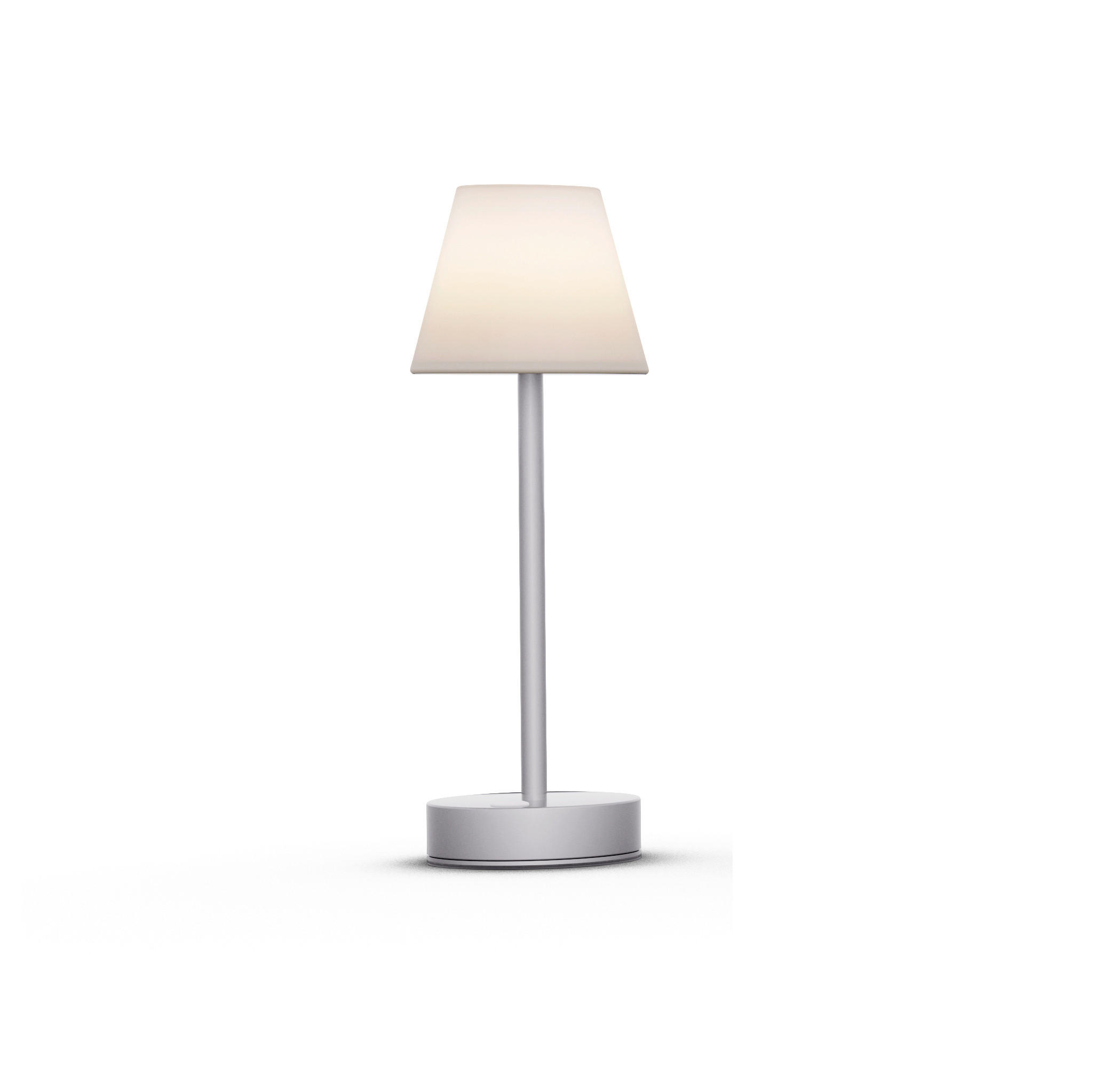 LED-AUßENLEUCHTE Lola   - Alufarben/Weiß, KONVENTIONELL, Kunststoff/Metall (11/32/11cm) - Newgarden