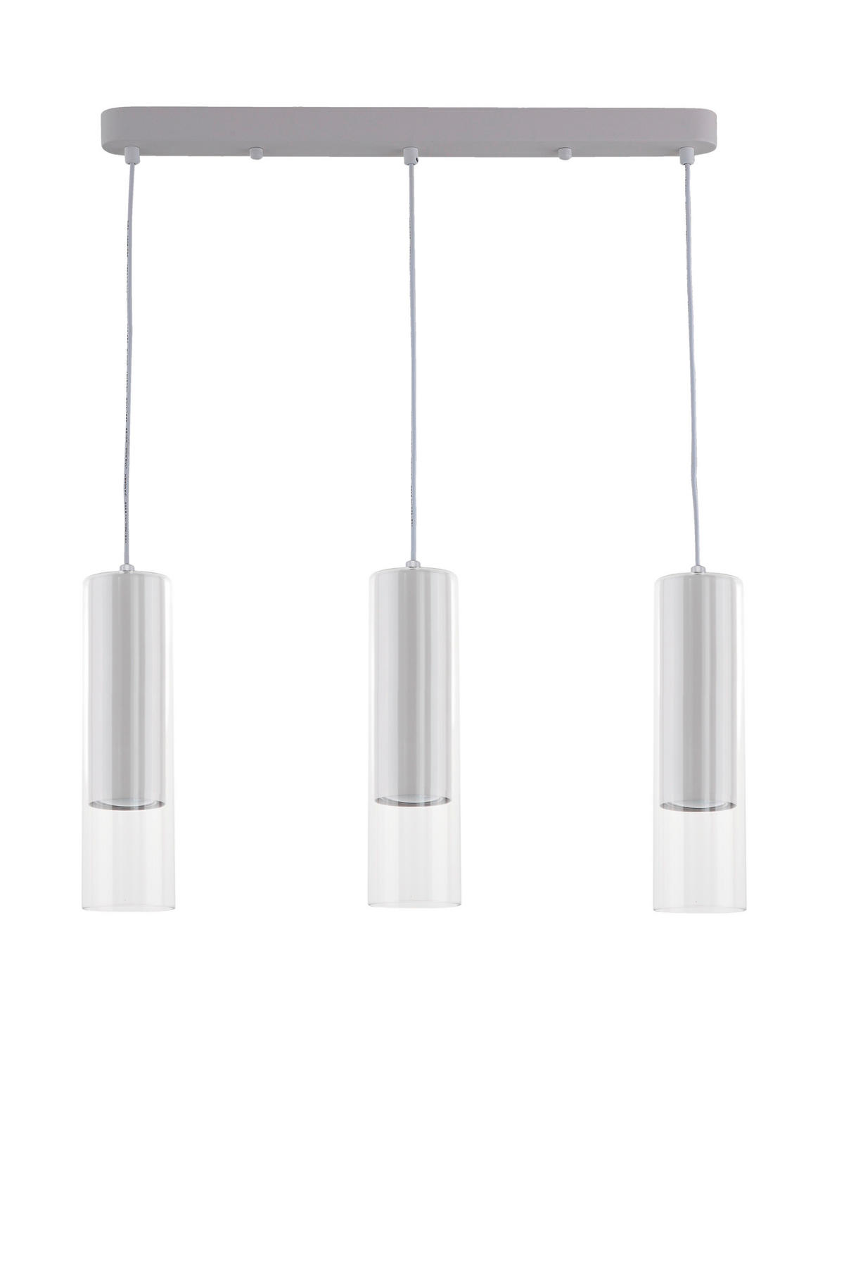 HÄNGELEUCHTE 50/7/150 cm    - Weiss, Basics, Glas (50/7/150cm)
