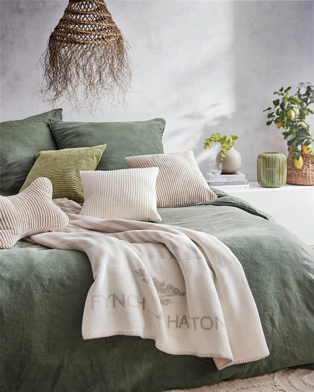 KISSENHÜLLE  - Weiß, Basics, Textil (50/50cm)