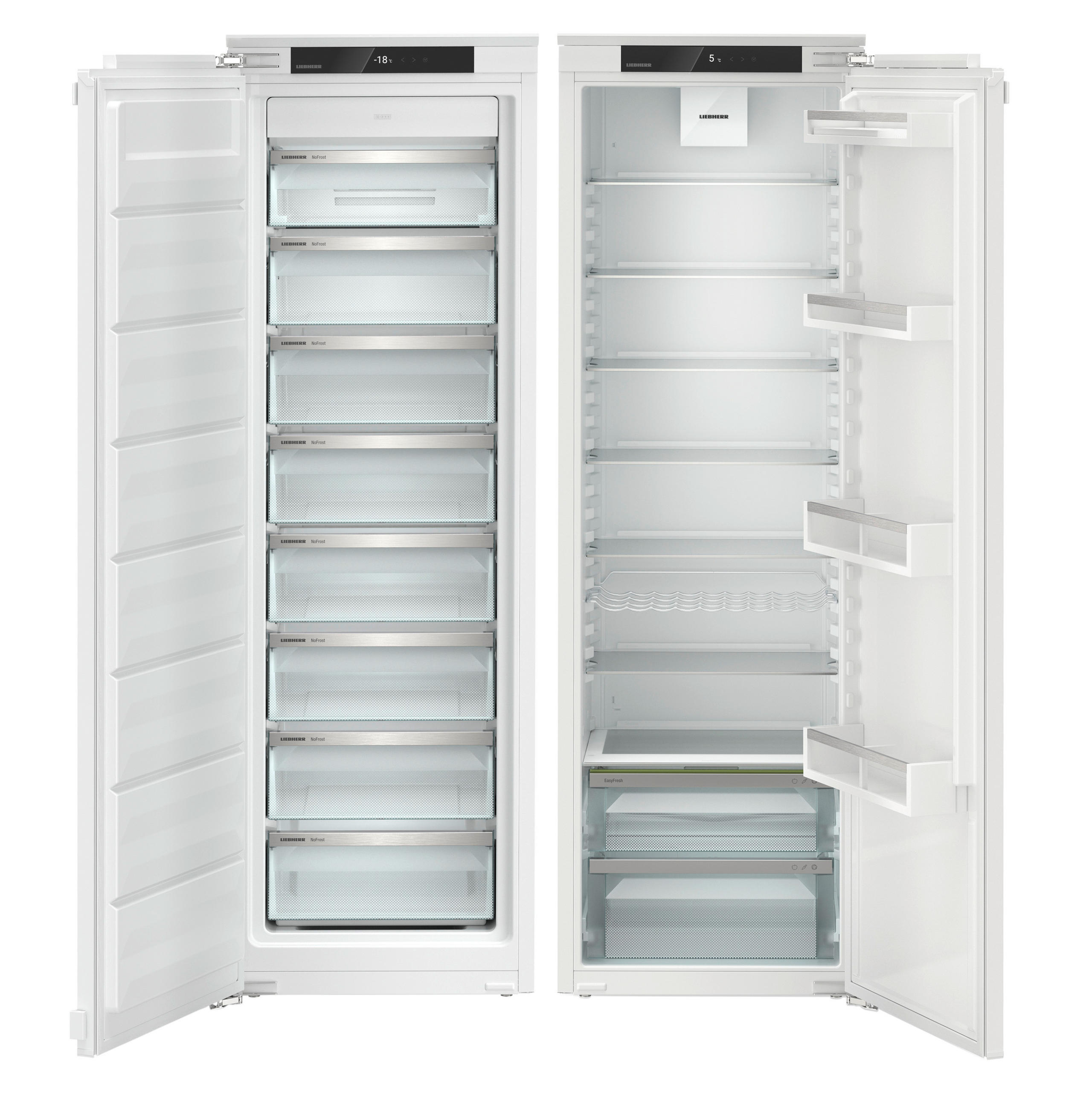 SIDE-BY-SIDE IXRF5100  - Weiß, Basics, Kunststoff/Metall (59,9+55,9/177/54,6cm) - Liebherr