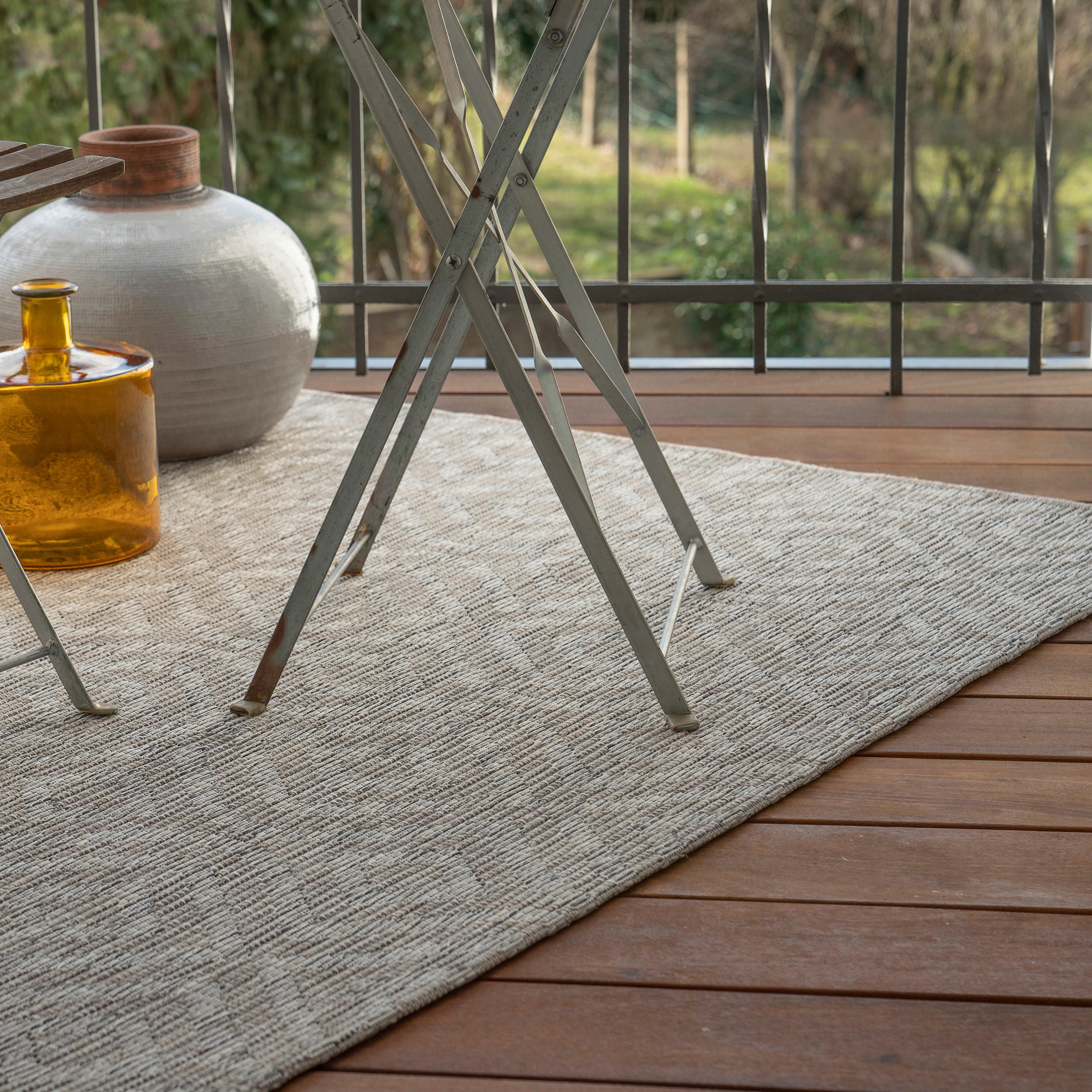 FLACHWEBETEPPICH 80/150 cm My Nordic  - Taupe, Design, Textil (80/150cm)