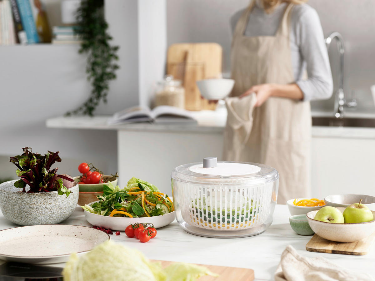 SALATSCHLEUDERSET  - Multicolor, Basics, Kunststoff/Metall (24/24/15,5cm) - Joseph Joseph