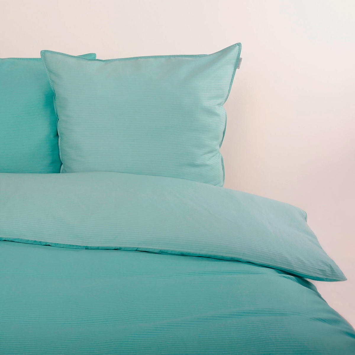 WENDEBETTWÄSCHE Satin 155/220 cm  - Hellgrün, Basics, Textil (155/220cm) - Tom Tailor