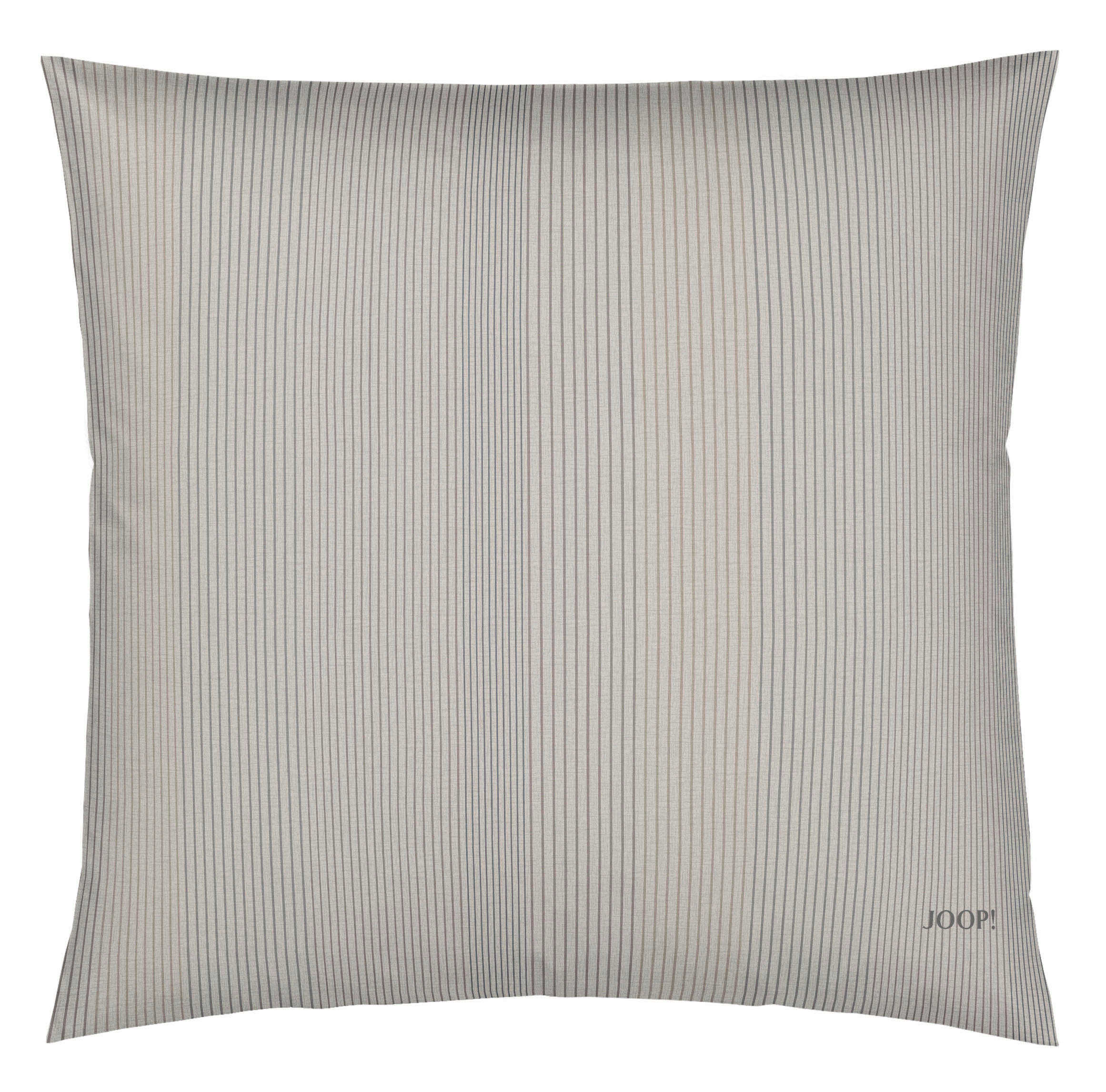 KISSENHÜLLE GROOVE 80/80 cm - Beige/Nickelfarben, Basics, Textil (80/80cm) - Joop!
