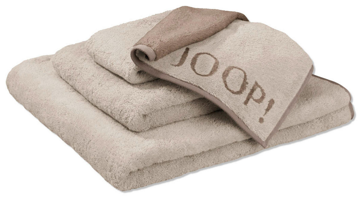 HANDTUCH Contour Doubleface Beige  - Beige, Basics, Textil (50/100cm) - Joop!