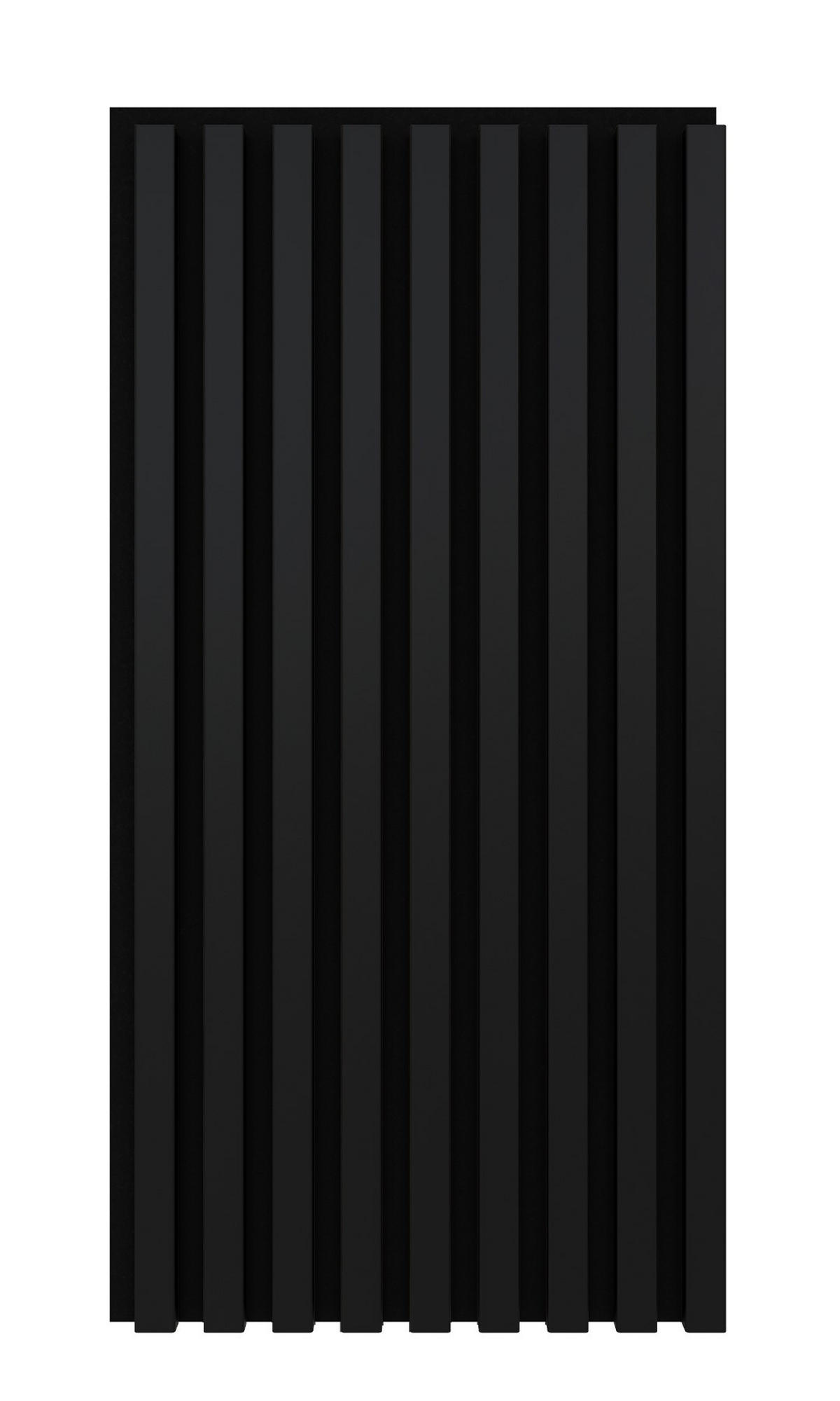 AKUSTIČNI MDF PANEL GRAFIT  GRAFIT   30/260 cm       temno siva  - temno siva, Basics, leseni material (30/260cm)