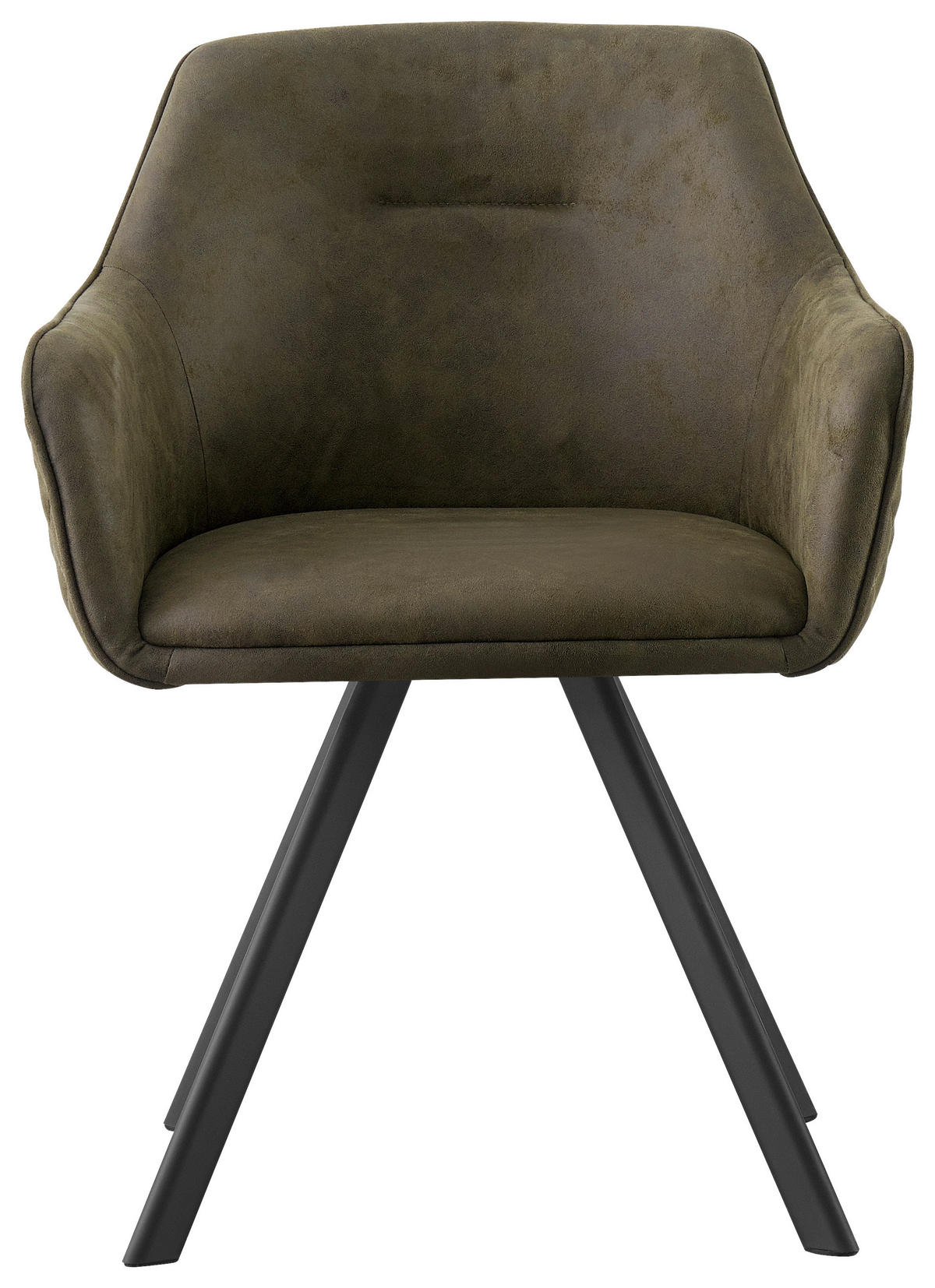 ŽIDLE S PODRUČKAMI, železo, mikrovlákno, zelená, černá - černá/zelená, Design, kov/textil (58,5/78,5/60cm) - Hom`in