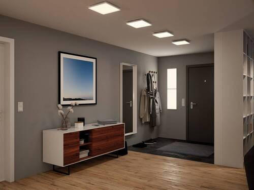 LED-PANEEL 30/5,0/30 cm   - Weiß, Design, Metall (30/5,0/30cm) - Paulmann