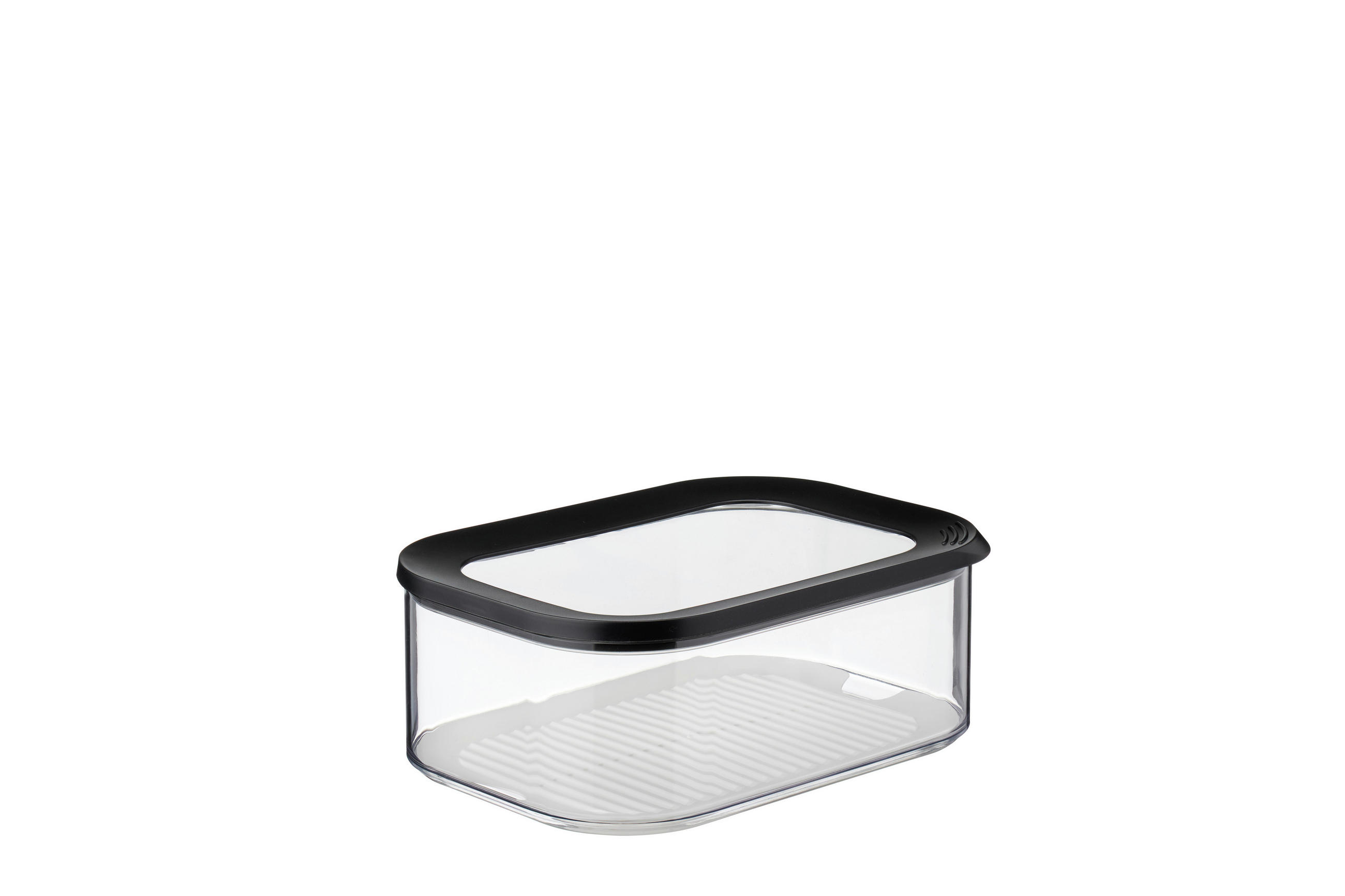 VORRATSDOSE MODULA 2,0 L  - Transparent/Schwarz, KONVENTIONELL, Kunststoff (22,4/16/8,6cm) - Mepal