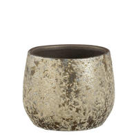 VAZA     keramika  - šampanjac, Osnovno, keramika (16.5/16.5/13cm)