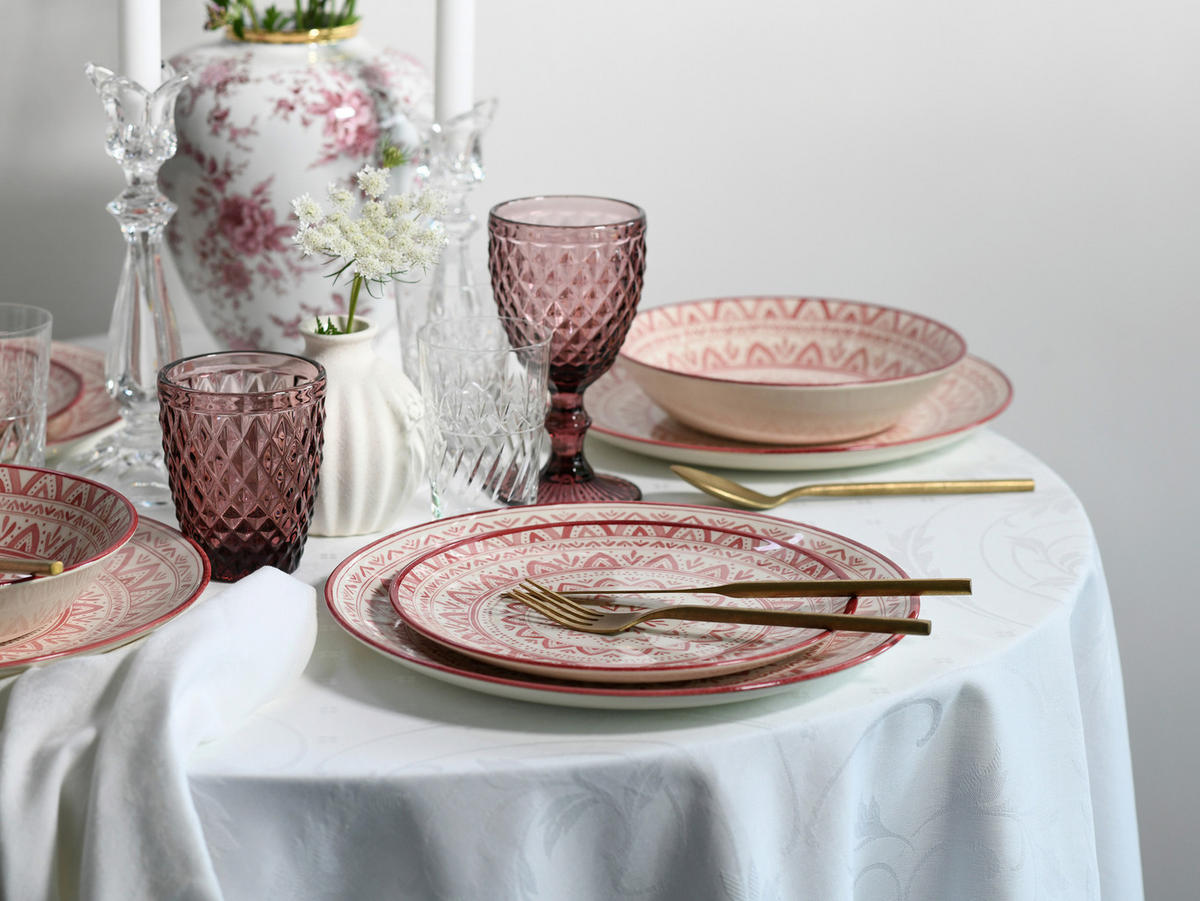 TAFELSERVICE Mexico rot 18-teilig  - Rostfarben/Multicolor, Basics, Keramik - Creatable