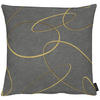 KISSENHÜLLE Loft Style  49/49 cm  - Dunkelgrau/Goldfarben, Basics, Textil (49/49cm) - Dieter Knoll