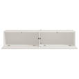 HÄNGELOWBOARD Weiß  - Weiß, Basics, Holzwerkstoff (154/32/42cm) - Carryhome
