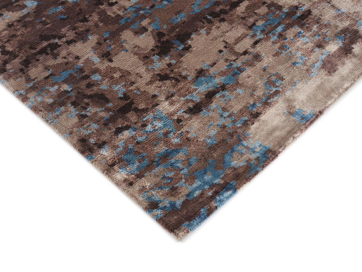 ORIENTTEPPICH 70/140 cm Angeles Pilano Blau, Braun, Beige  - Blau/Beige, Design, Textil (70/140cm) - Musterring