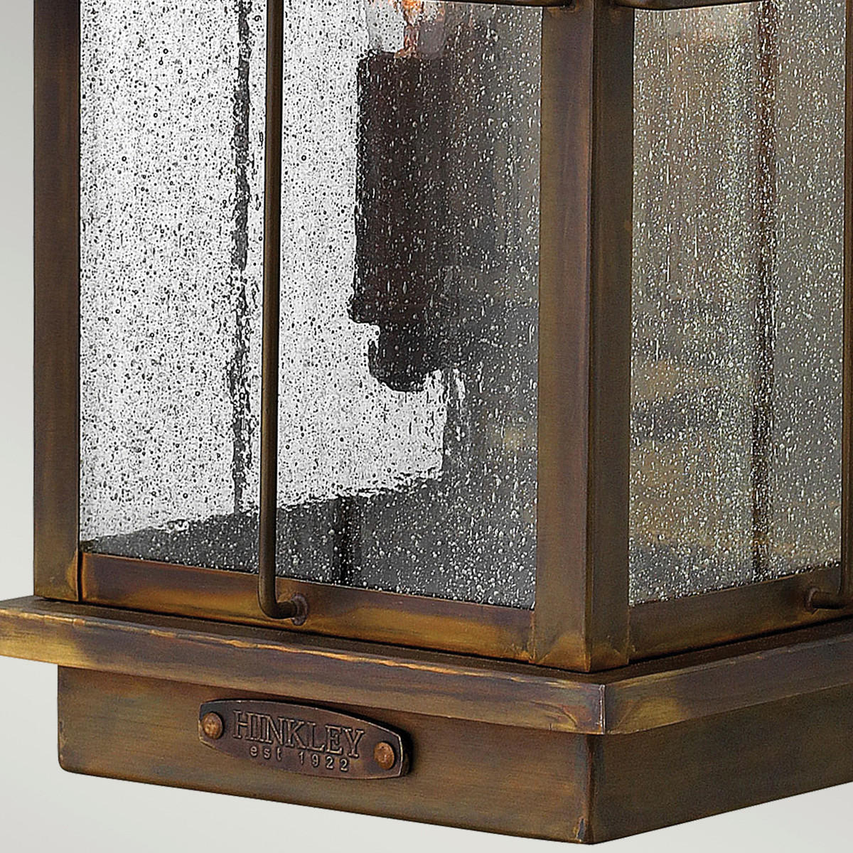 AUßENWANDLEUCHTE   - Rotbraun, KONVENTIONELL, Glas/Metall (20.3/53.3/26cm) - Elstead Lighting