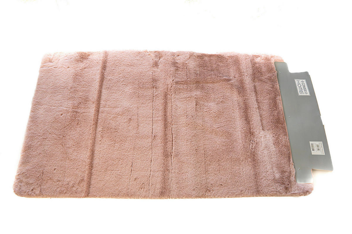 FÜRDŐSZOBASZŐNYEG   rózsaszín   - rózsaszín, Basics, textil (70/2/120cm)